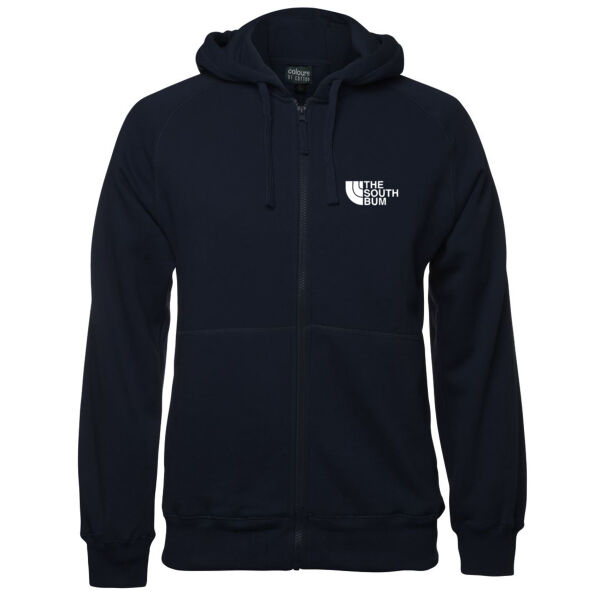 Mens Full Zip Fleecy Hoodie Classic Logo  Thumbnail